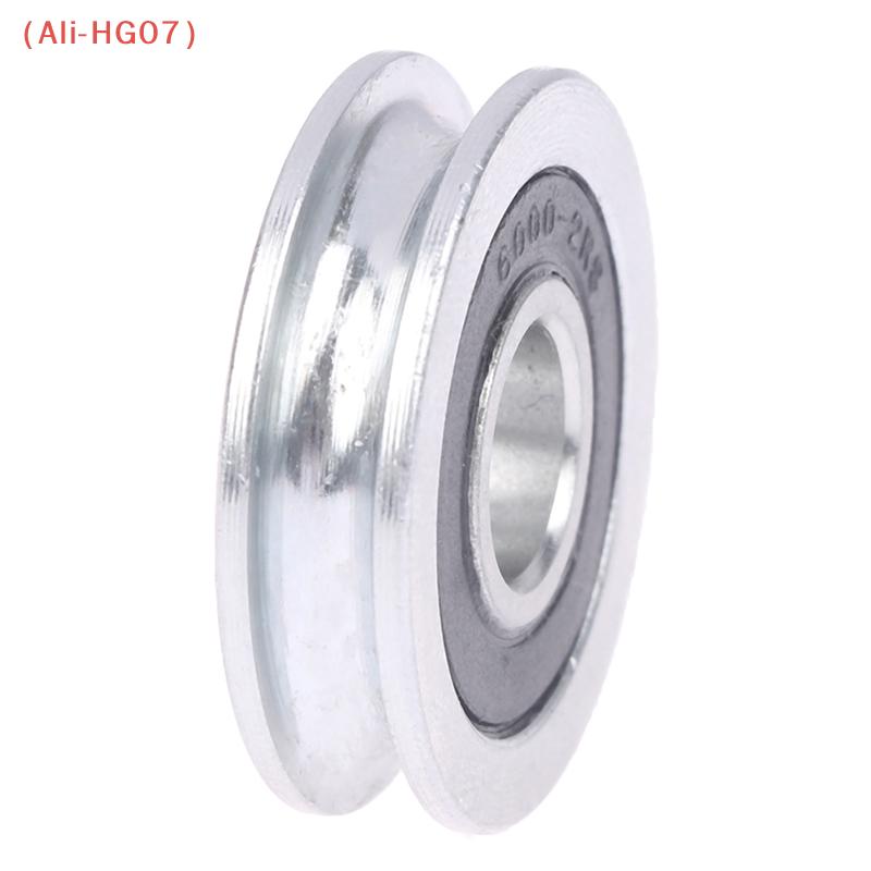 Stainless steel HMA88-10*30*8mm U Groove Bearing Pulley Non-Standard Concave Wheel Guide Wheel For 5mm Diameter Wire Pope/Track