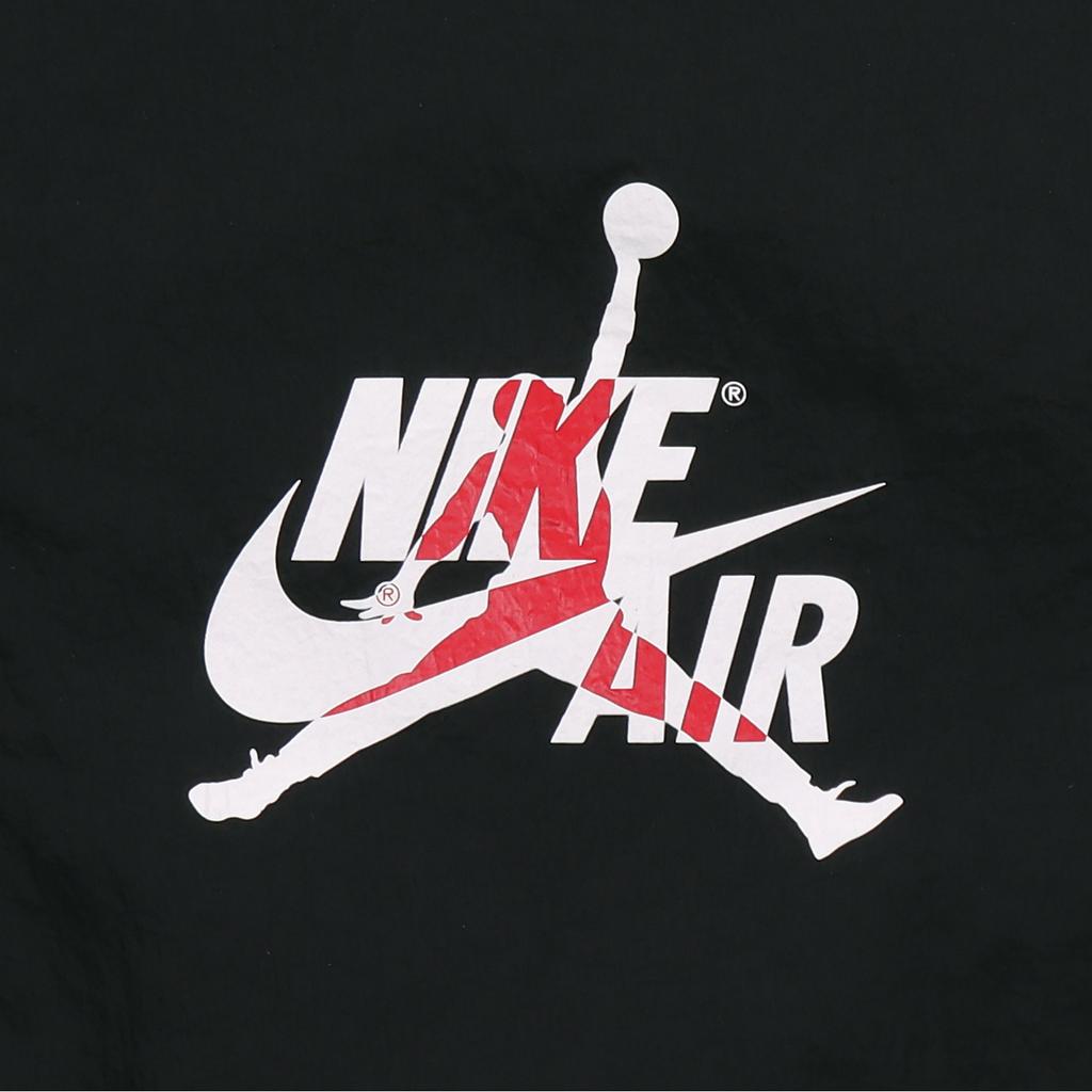 Air Jordan Alphabet Logo Print Colorblock Basketball Hooded Jacket Men Jacket Black White CK2218-010