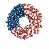 Red White Blue Burlap Wreath for July 4th and Memorial Day