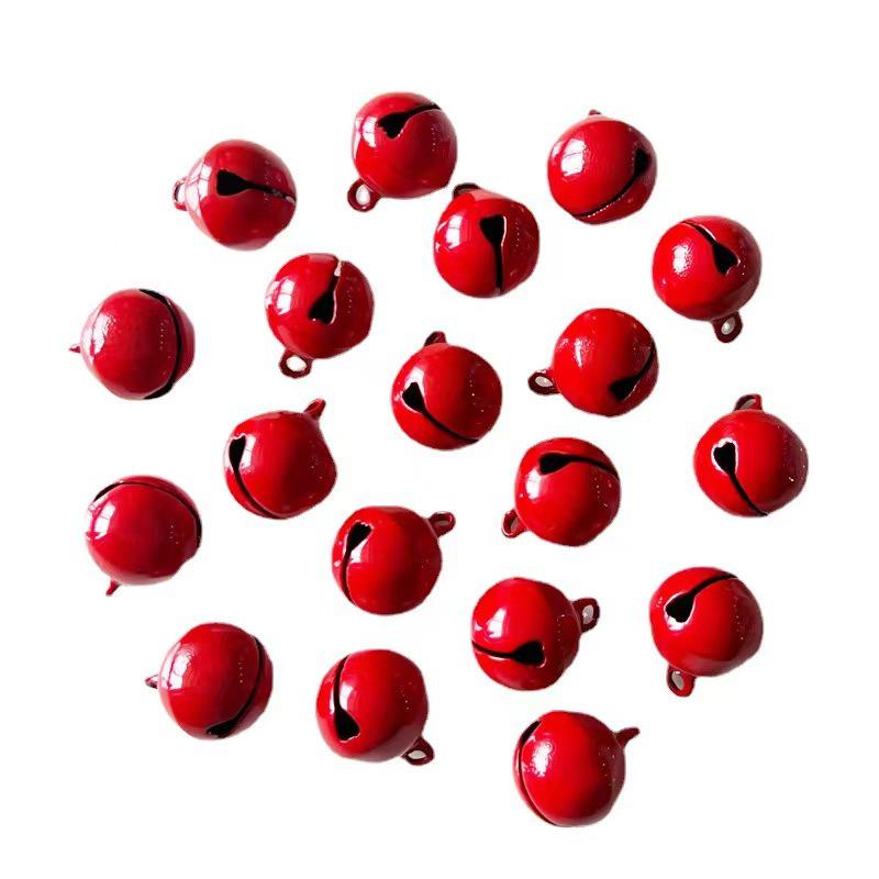 14CM Colorful Small Bell Keychain Pendant - DIY Pet and Christmas Decoration