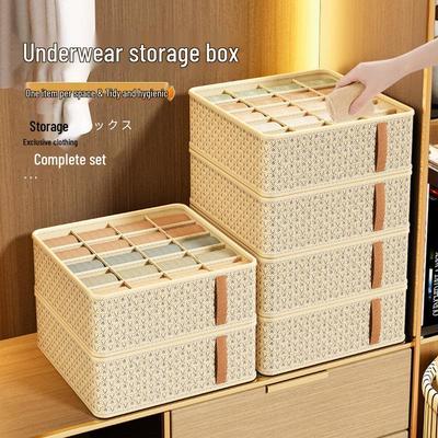 Multifunctional Drawer-Type Organizer: Underwear & Socks Storage for Dorms & Homes