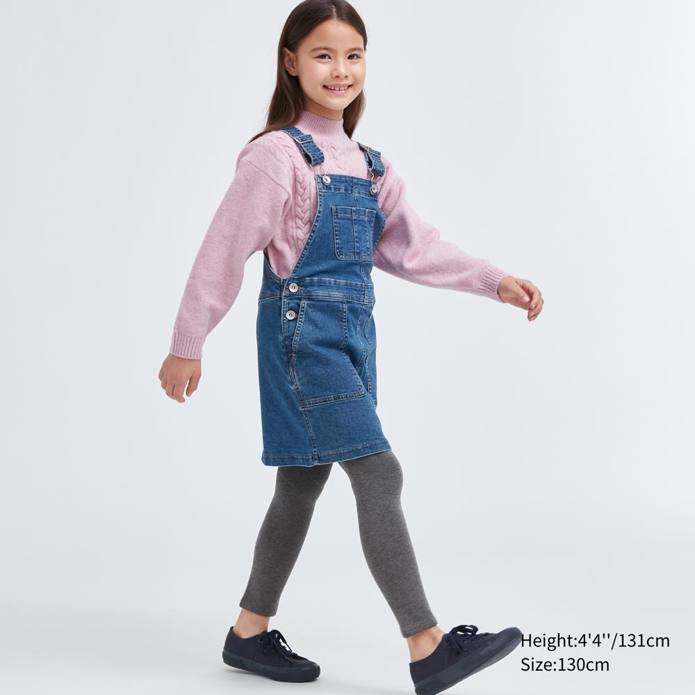 

UNIQLO GIRLS Боа-леггинсы Heattech Extra Warm