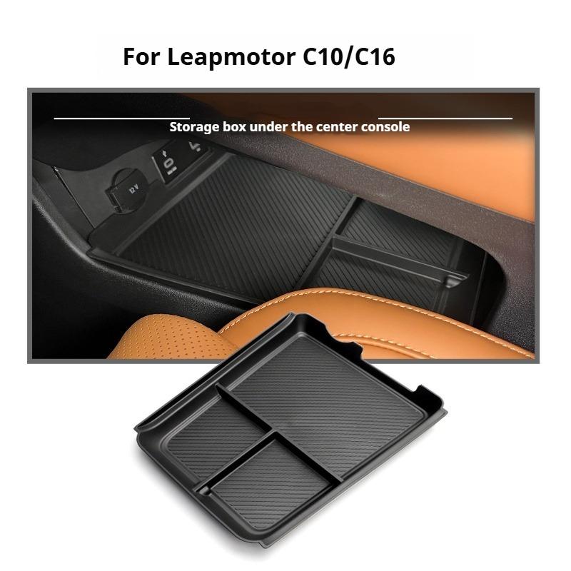 Für Leapmotor C10 C16 Auto Mittel-untere Aufbewahrungsbox für Leapmotor C10 C16 Auto Mittelkonsolen-Armlehnen-Aufbewahrungsbox Innenraum-Modifikation
