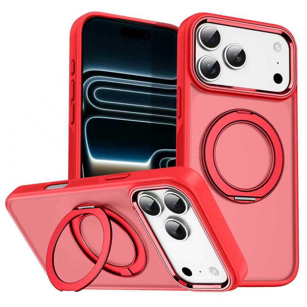 Applicable to iPhone17ProMax escape armor 360 bracket magnetic mobile phone case Apple 16Pro anti-drop 15 protective case