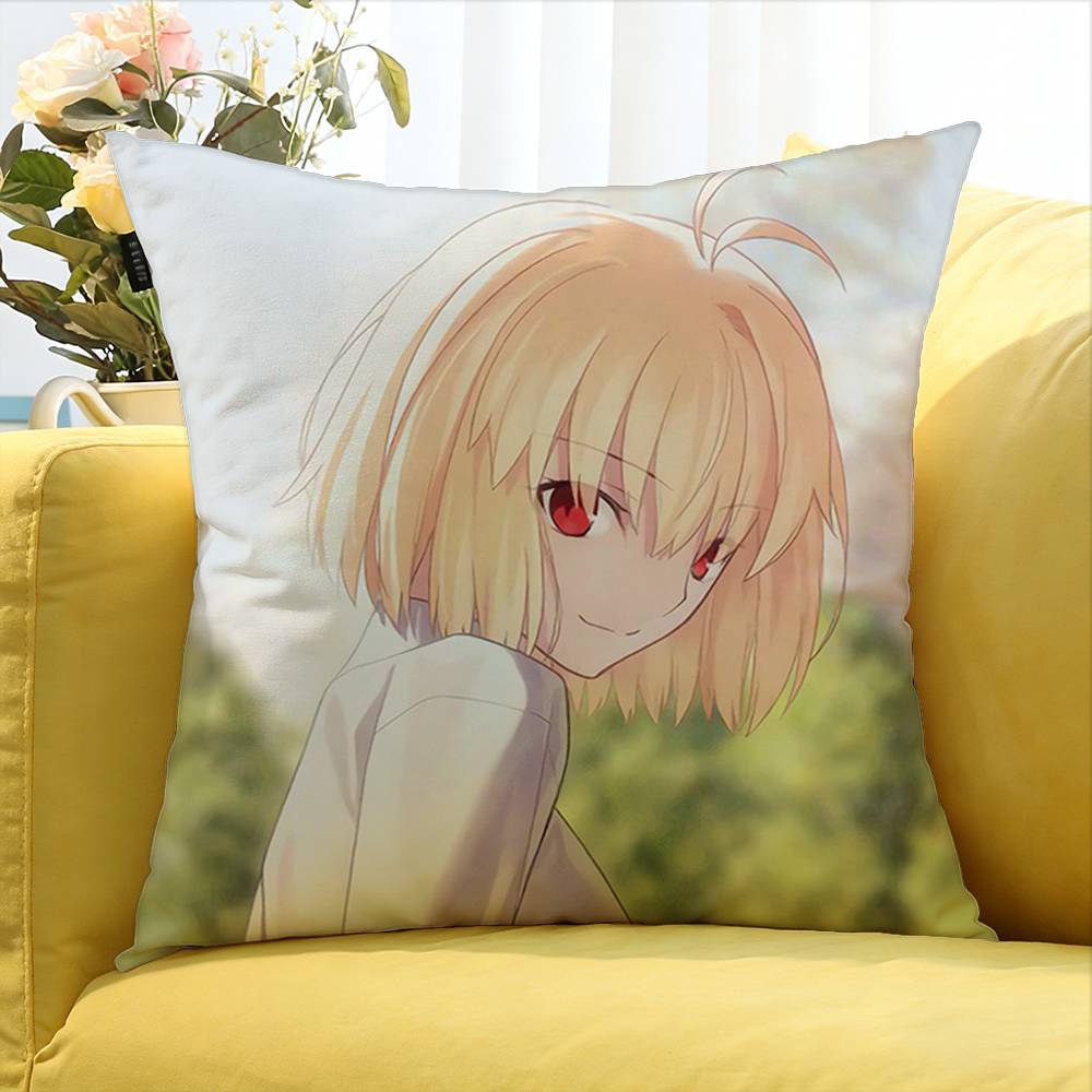 Arcueid Hisui Kohaku Tsukihime Various Sizes Square Pillow Case For Car Home Bedchamber Decor
