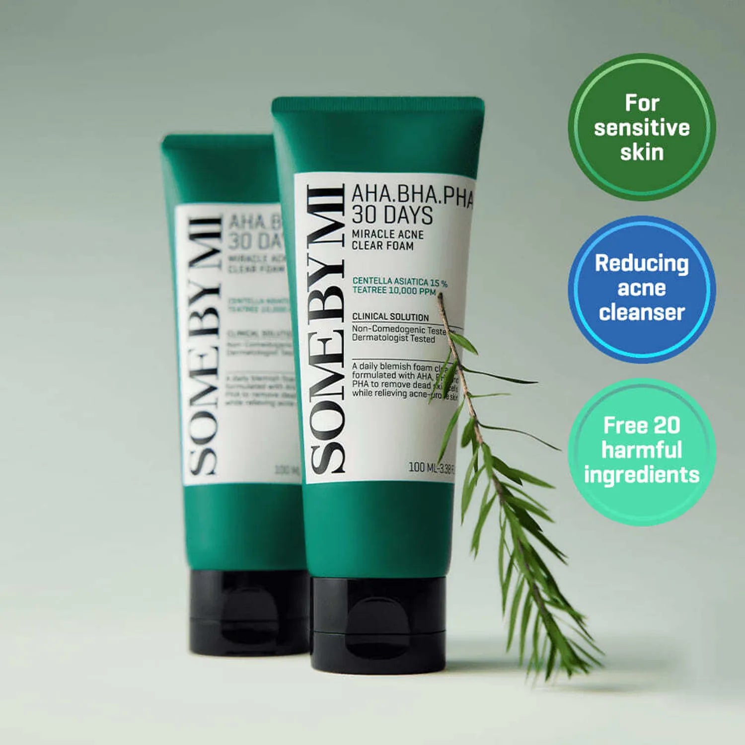 SOME BY MI AHA.BHA.PHA 30 Days Miracle Acne Clear Foam 100ml 100ml