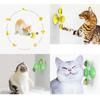 Windmill Cat Toy – Interactive Puzzle Toy for Cats with Whirligig Turntable, Kitten Brush Teeth Game, Rotating Pet Supplies