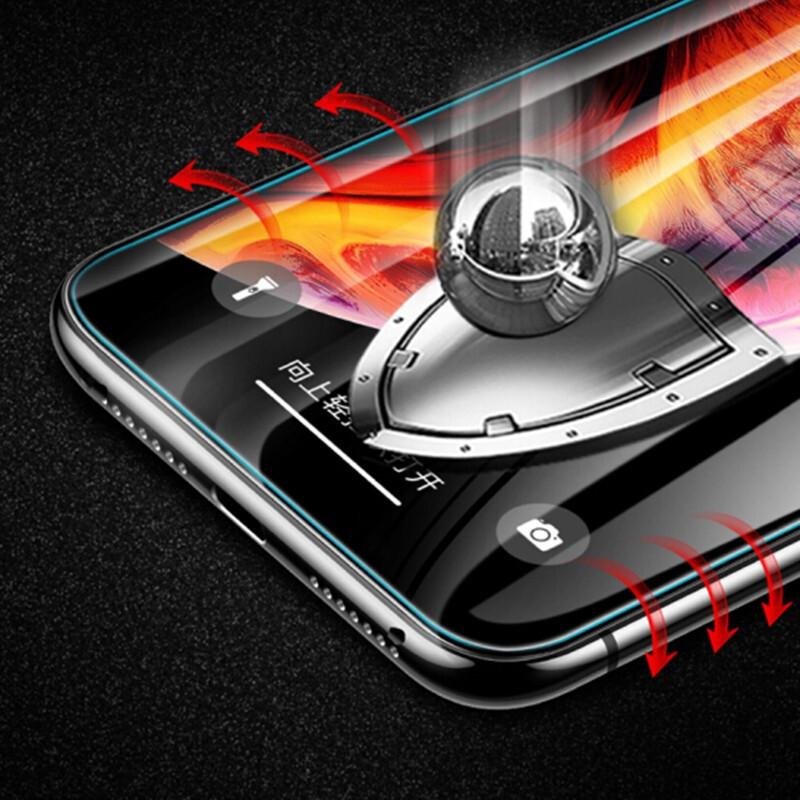 LUANKE 2Pcs Clear Tempered Glass Screen Protective Film for iPhone 12/12 Pro Full Glue Precise Cut-Out
