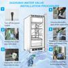 Refrigerator Water Part Water Inlet Valves Plastic Metal Construction Efficient Installation Leak Prevention Design