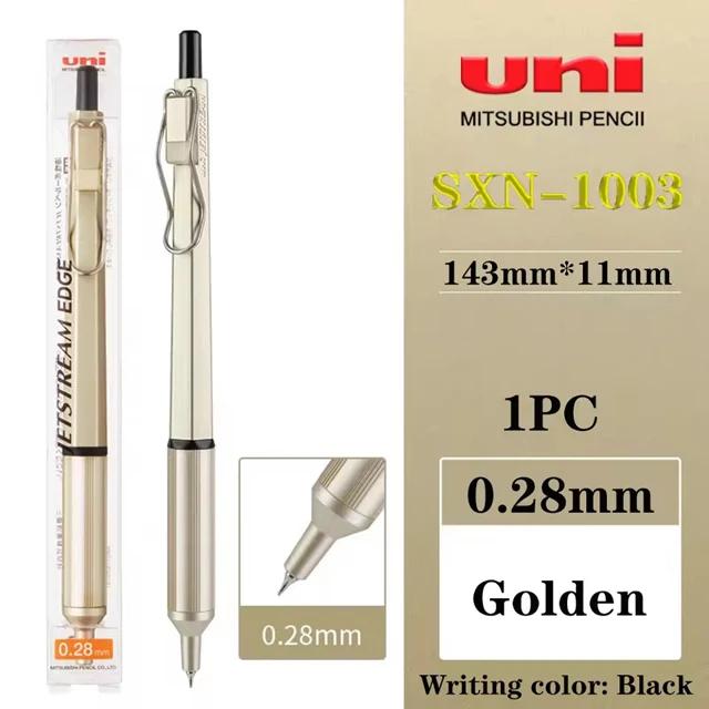 Uni Jetstream Business Pens 0.28/0.38mm Super Fine Nib Quick-drying Non-inking Oil Ballpoint Pen Anti-roll Rod Write Accessories