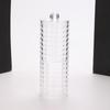 Diamond Pattern Cotton Pad Organizer with Wooden Lid - Multi-Purpose Desktop Storage Box