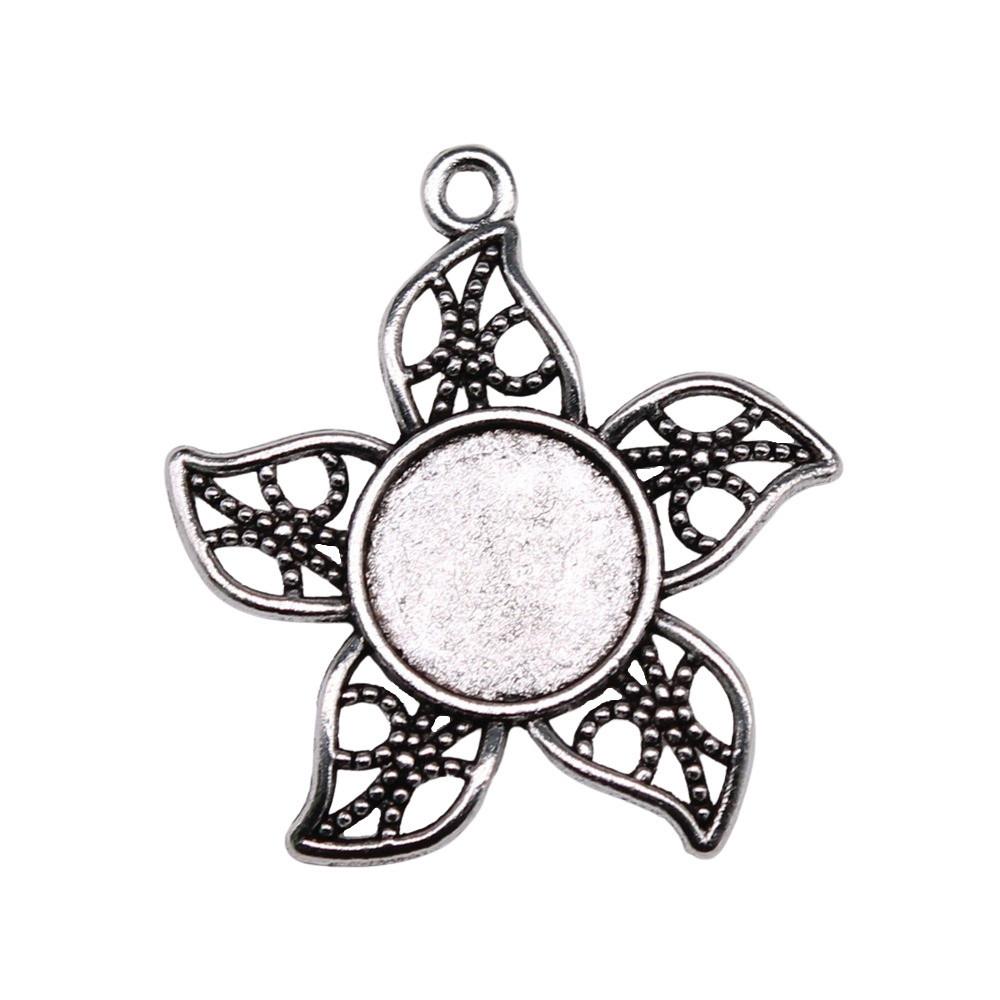 Fit Round 12mm Glass Cabochon Base Setting Tray Accessories Parts Men Jewelry New Arrivals Cheap Cute Stuff