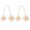 2Pcs Handmade Flower Curtain Tieback Elegant Decorative Clip Window Drapery Holdback Buckles Tie for Living Room Bedroom