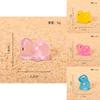 Micro Landscape Noctilucent Resin Figurine With Cute Capybara Design For Home Decor And Gift Giving