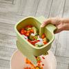 Sink Hanging Strainer Basket Drain Basket Openable Bottom Cover Kitchen Garbage Filter Sink Sponge Storage Basket