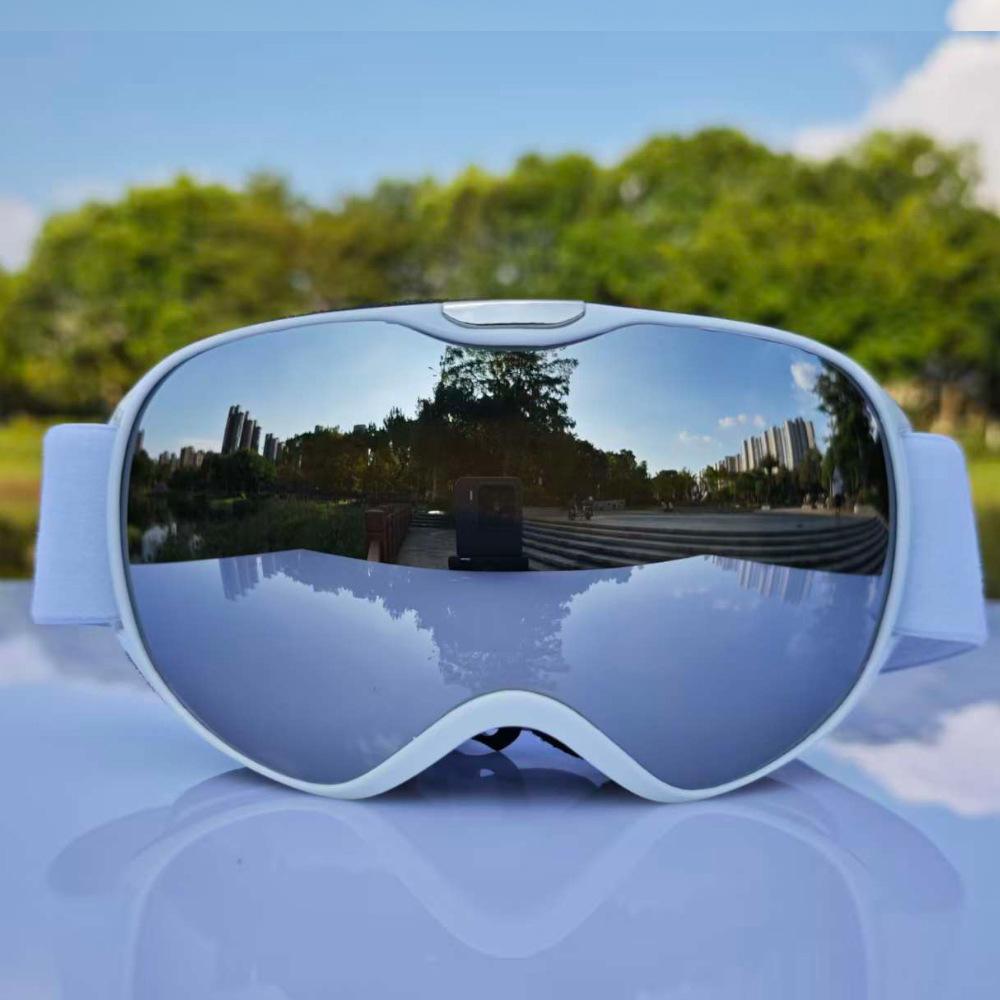 Children's sports snow goggles, sunglasses, anti-fog and windproof lenses, compatible with prescription lenses, for skiing, snowboarding, and
