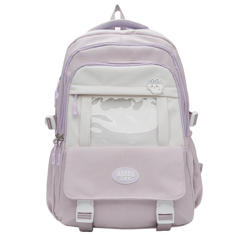 Schoolbag New Japanese Ins High Value Fresh and Sweet Pain Bag Female Junior High School Students Lightweight Large Capacity Backpack