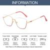 Vintage Blue Ray Blocking Anti-Blue Light Glasses Eye Protection Ultralight Computer Goggles Square Eyeglasses Office