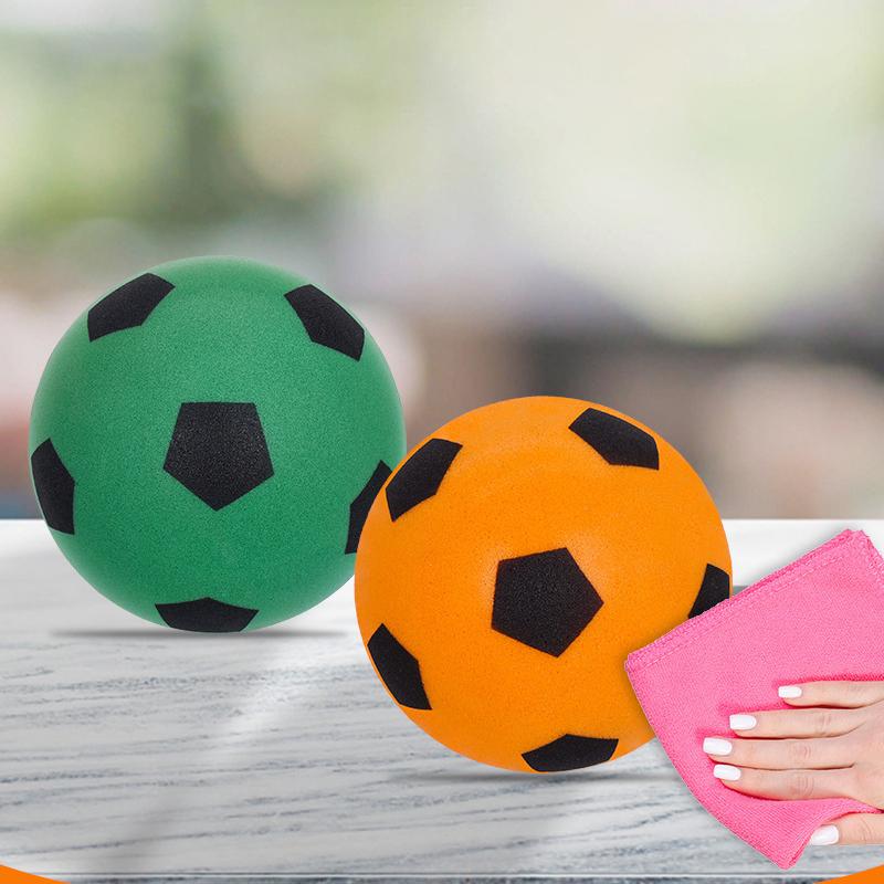 Pallone da Calcio in Schiuma Silenzioso Morbido Alta Rimbalzante Allenamento Silenzioso Indoor
