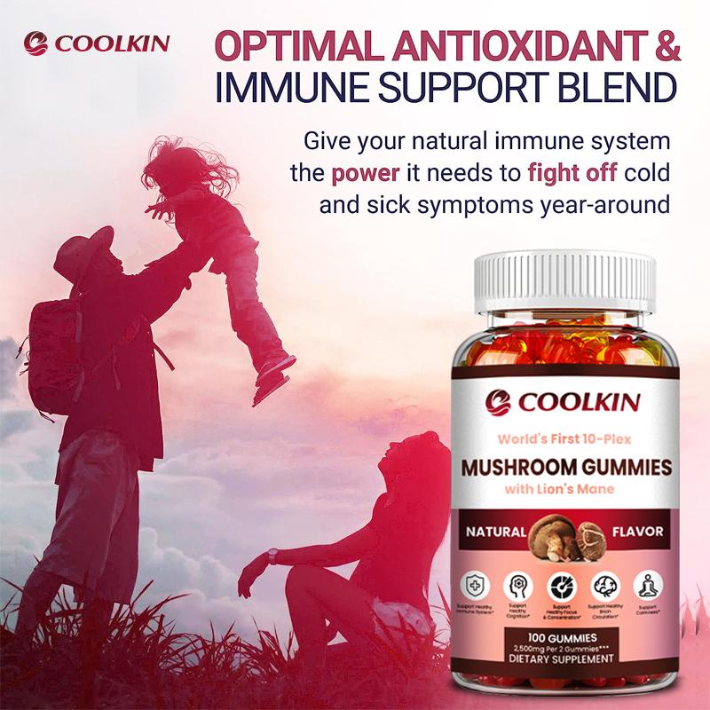 Mit Pilzen angereicherte Gummibärchen, die Extract von Hericium erinaceus enthalten, unterstützen das Immunsystem und sind sowohl für Männer als auch für Frauen geeignet.