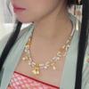 Exquisite Chinese Style Necklace Pearls Cheongsam Clavicle Chain Hanfu Necklaces  Song Dynasty