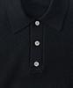ANALOG MOOD Hachi Button-Up Collar Knit (Black)
