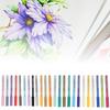Coloured Acrylic Marker Pen Kit Non Toxic Water Based Painting Drawing Tool(24 Colors )