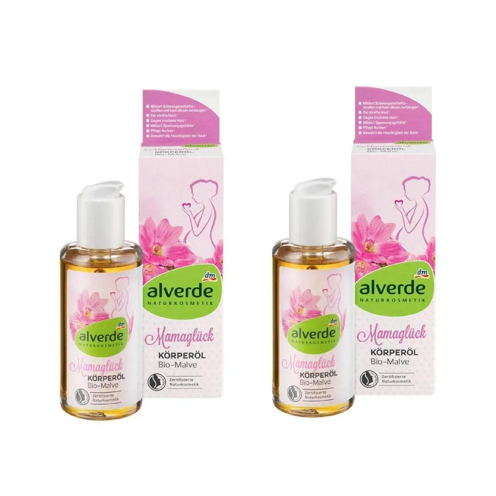 Немецкое масло для беременных Alverde 100 мл x 2 флакона Alverde Mamagluck