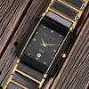 Stainless Steel Ceramic Luxury Sapphire 1 Natural Diamond [Mauro Gerardi] Men's Watch, & Bracelet, MJ3080-1, Crystal,