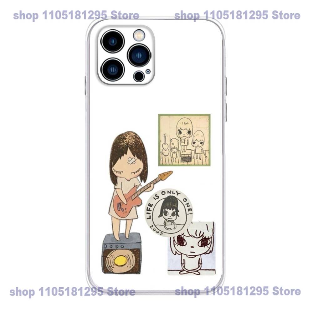 Cute Y-Yoshitomo Nara Phone Case For iPhone 17,16,15,14,13,12,11 X,Plus,Pro,Max,XR,Plus,E,Mini Transparent Soft Cover