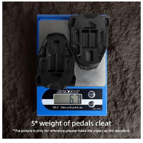 RRSKIT Road Bike Pedal Cleats Set Anti-Skid Plastic Cycling Pedals For Time IClic XPro XPresso Road Bike Cleat Lock