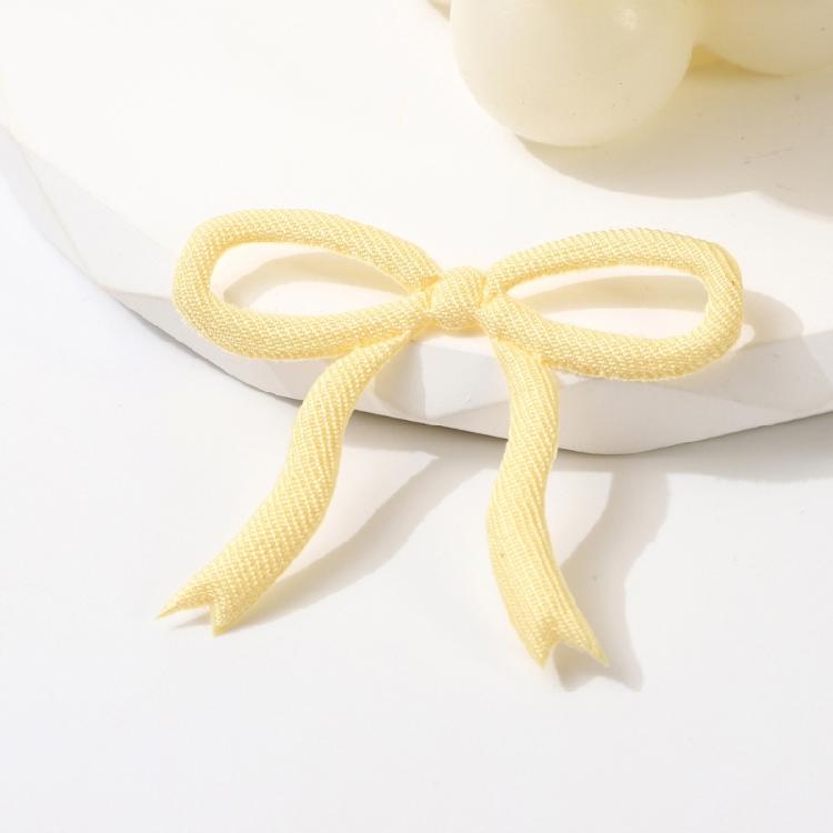 Attachable Polyester Bows Applique For Clothing Accessories DIY Hair Decors Fabric Craft Supplies Design