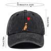 Pc Golden Retriever und Herzballon Muster Gedruckte Baseballkappe Geeignete Sonnenkappe für Tierliebhaber Bequem und Leichtgewicht