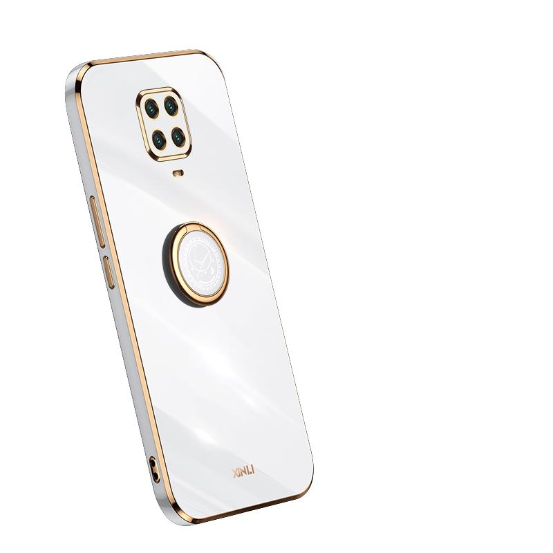 

Противоударный силиконовый чехол с кольцом-держателем для Xiaomi Redmi Note 9 Pro Note 9S, чехол для телефона белый