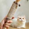 2Pcs Silvervine Sticks Cat Toys, Natural Kitten Teething Chew Toys, Sisal Wrapped Catnip Toys for Kittens & Cats, Wooden Teeth Cleaning Tool for