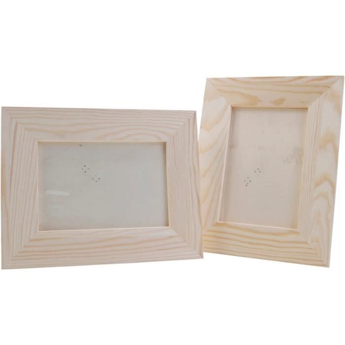 Wooden Photo Frame To Decorate - 23x18 Cm - 12 Pcs