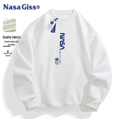 Pánská mikina s dlouhým rukávem a kulatým výstřihem NASA GISS