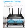 Dual 5V USB Fans Big Airflow Fan Cooling 3 Levels for Router TV Box Micro Computer and Other Electronics