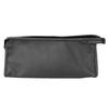 Hair Dryer Storage Bag PU Leather Waterproof Dustproof Carry Bag with Hanging HookBlack