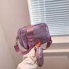 Summer  Bright And Fashionable Charm Personalized Crossbody Small Hanging Bag Fashion Texture Women's Shoulder Portable Small
