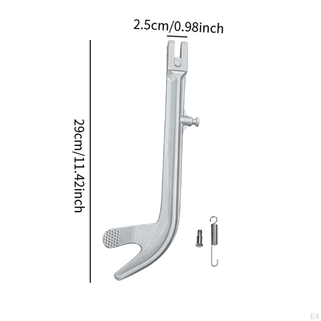 Motorbike Kickstand Motorcycle Parking Stand Nonslip Aluminum Alloy Side