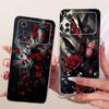 Luxury Flower Butterfly Bow Pattern Casing For Xiaomi Poco M4 Pro 4G 5G Back Cover Clear Soft Silicone Phone Case For PocoM4