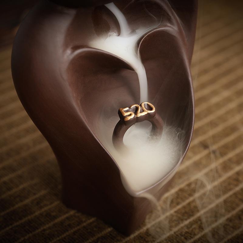 Zisha Backflow Incense Burner - Long-lasting Sandalwood and Agarwood Home Decoration.