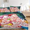 3pcs Seven Dwarfs Bedding Set 1 Soft Quilt Cover + 2 Pillowcases, Machine Washable Suitable for All SeasonsS084