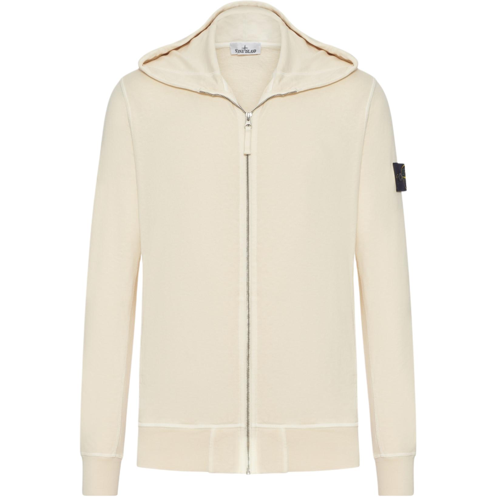 

STONE ISLAND Однотонный худи на молнии Унисекс свитер Слоновая кость K1S156100021S0060V0193 XXL