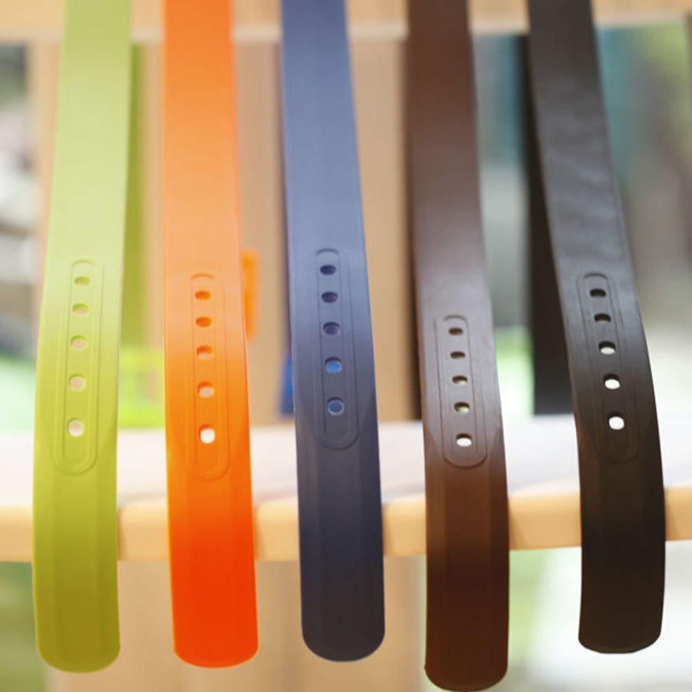 Plastic Buckle Waist Belt Strap Smooth Buckle Cummerbund Belts Waistband Silicone Belt Casual Belts