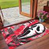 Crystal Velvet Rug Custom Name Text, Soft Non Slip Floor Mat Home DecorScream Ghostface