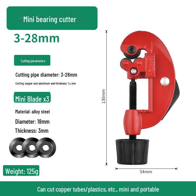 Baolian Quick Manual Pipe Cutter for Copper, Iron, Steel, Stainless Steel Pipes