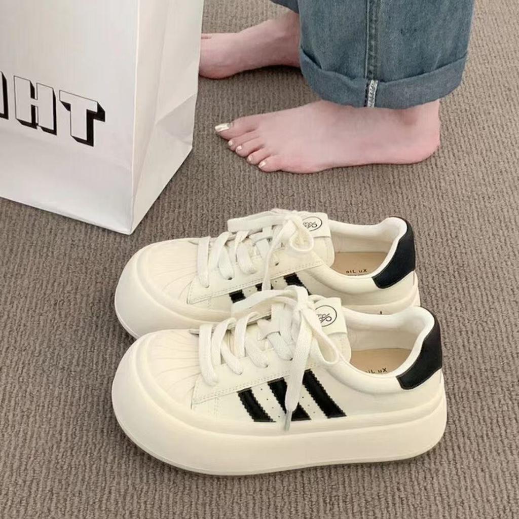 Zhao Ruth big head doll shoes spring platform lace-up bread shoes leisure sports high street board shoes