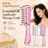 Unisex Essential Oil Massage Comb with Built-In Liquid Reservoir Anti-Leak Hair Care Massager for Daily Home Use